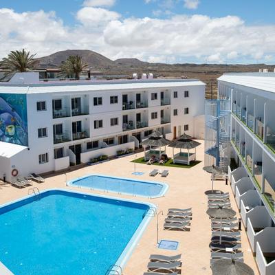 Vue panoramique Surfing Colors Corralejo Vue panoramique Surfing Colors Corralejo